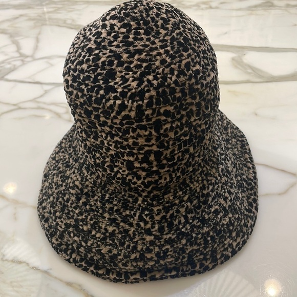 David Cohen Black & Tan Crushable & Flexible Hat—Perfect For Cool Weather!  EUC - Picture 1 of 7